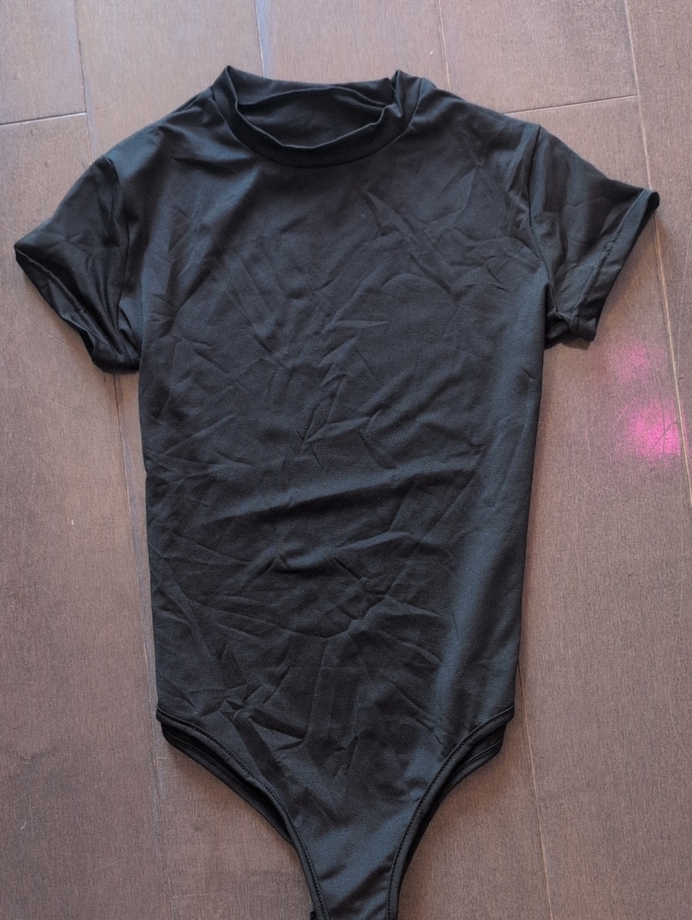 H&M Black Short Sleeve Bodysuit